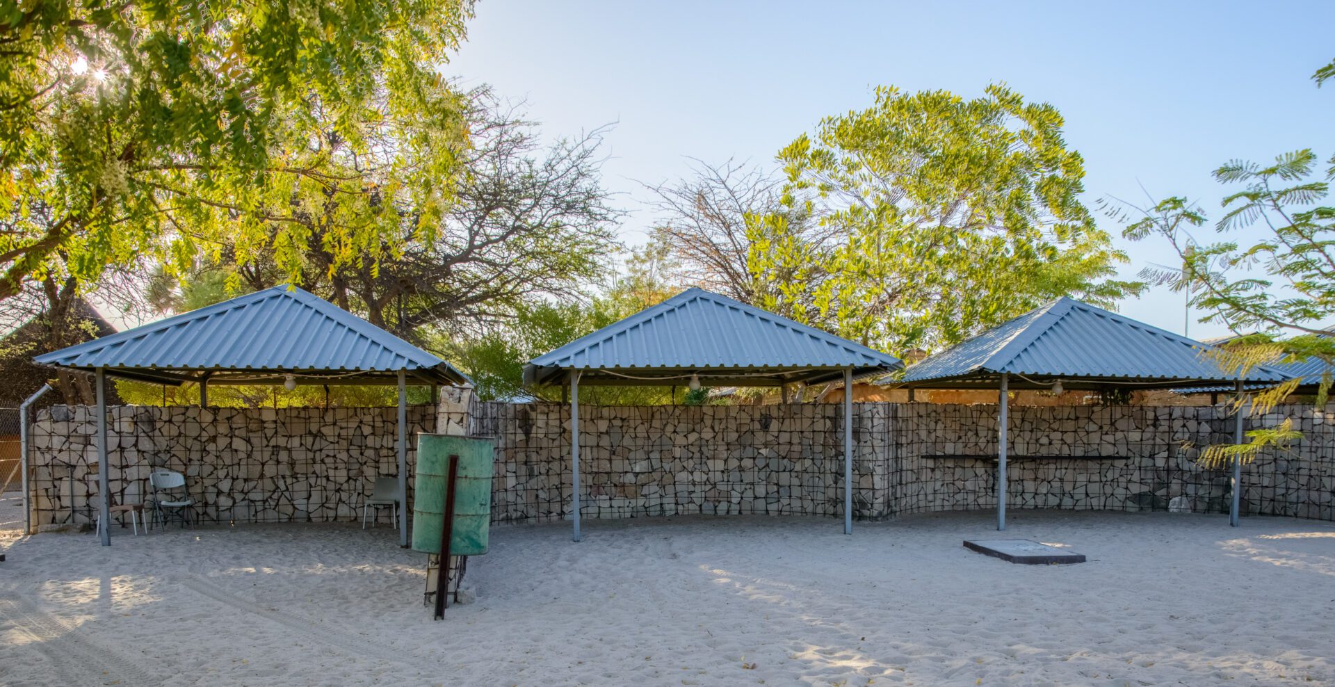 Image 29 a sand pit with a wooden bench